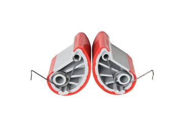 Replacement jaws for edge clamp small 10 - 48 mm | Non-slip | 2-component model made of injection-moulded plastic